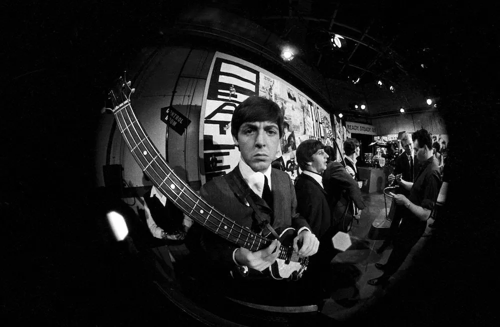 The Beatles Paul McCartney & Bass Guitar on "Ready Steady Go!" Photo Print