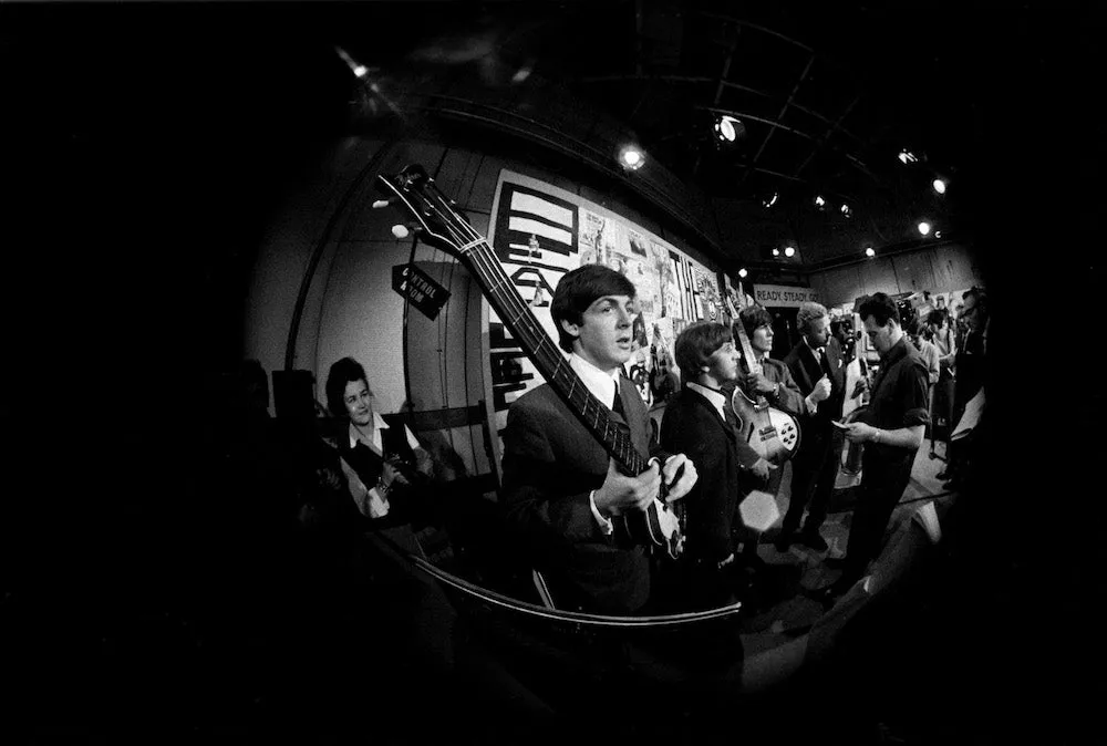 The Beatles Paul McCartney Waits for his Cue 1964 Photo Print