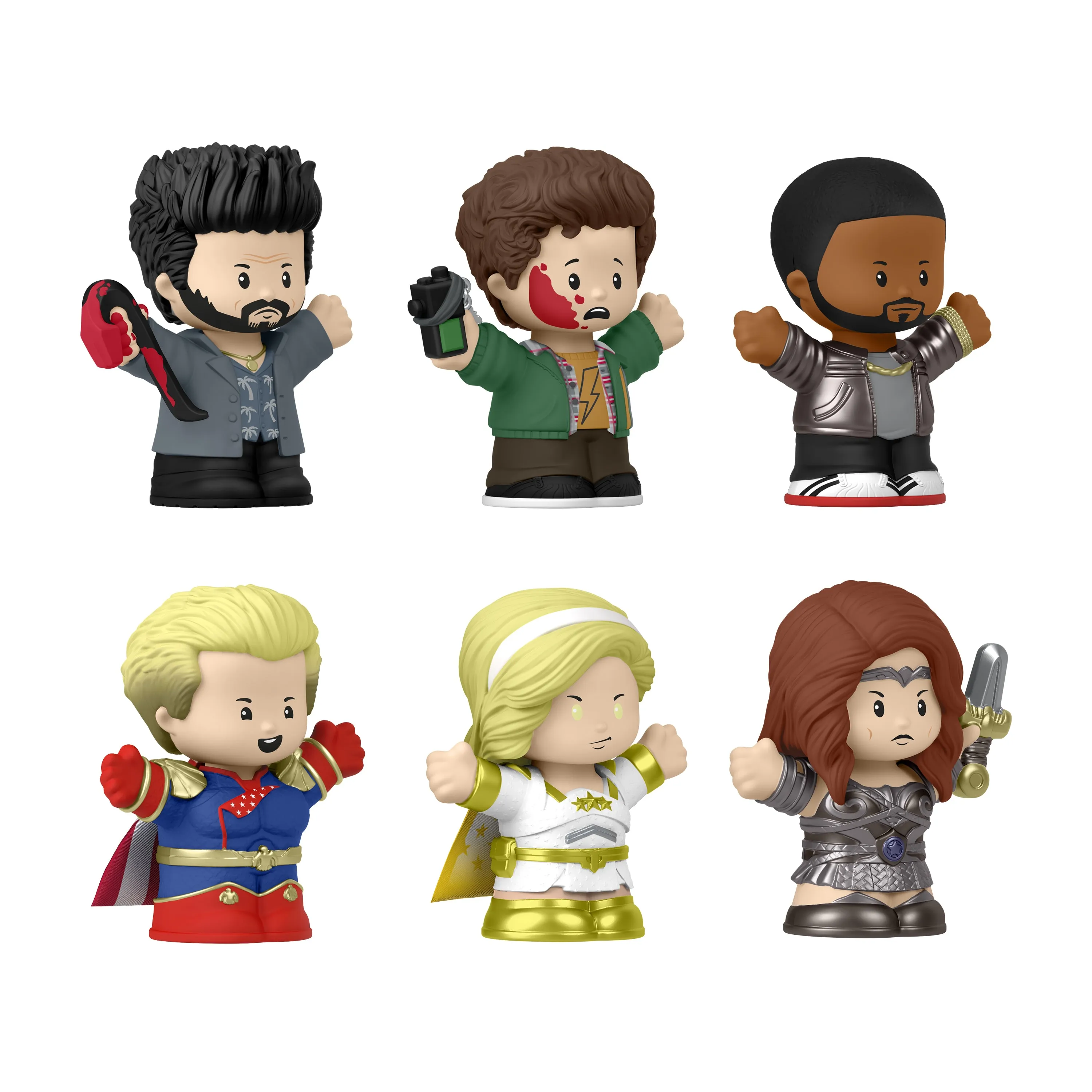 The Boys Little People 6-Pack Collector Action Figure Set (20355) LAST ONE!