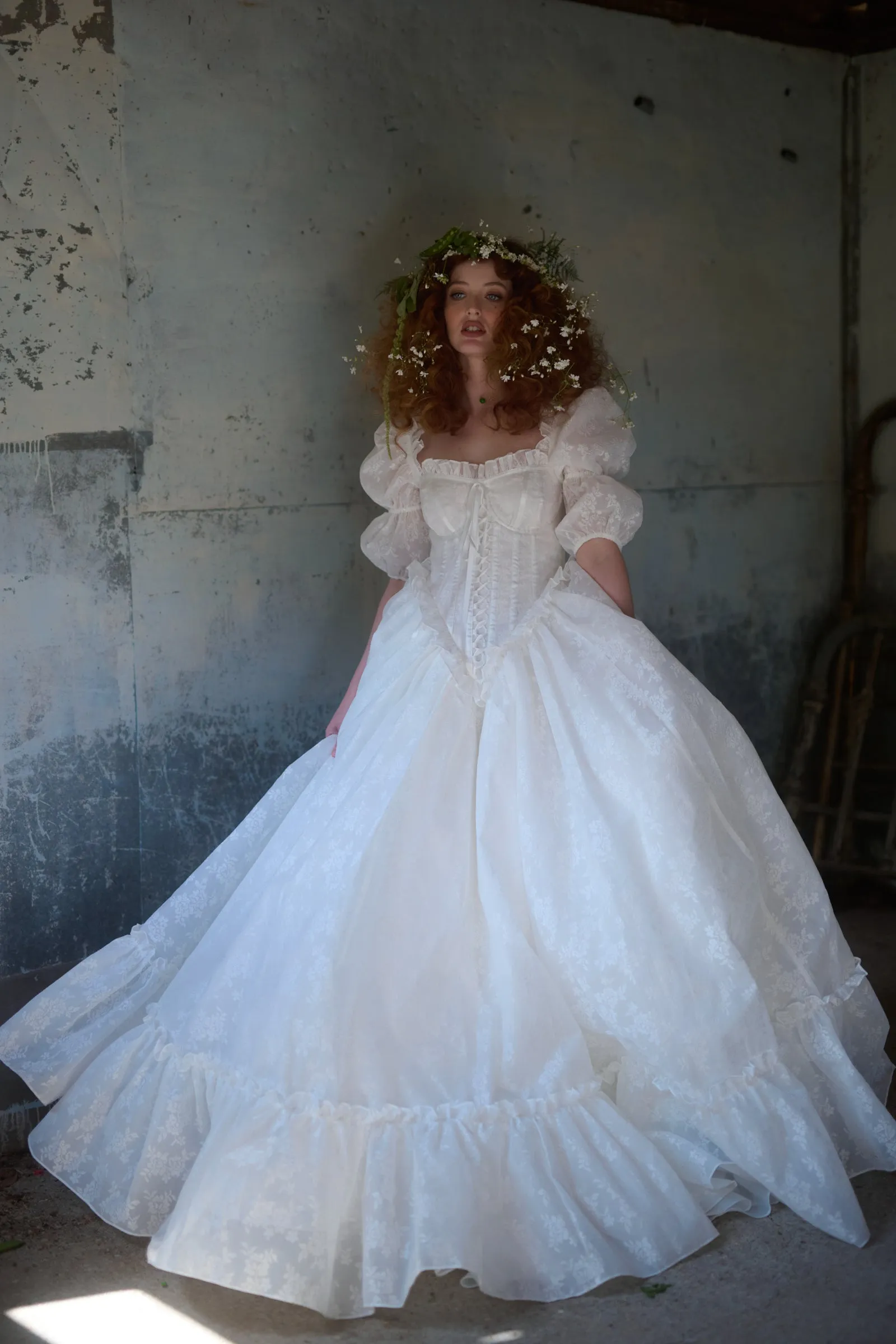 The Ivory Swan Song Gown