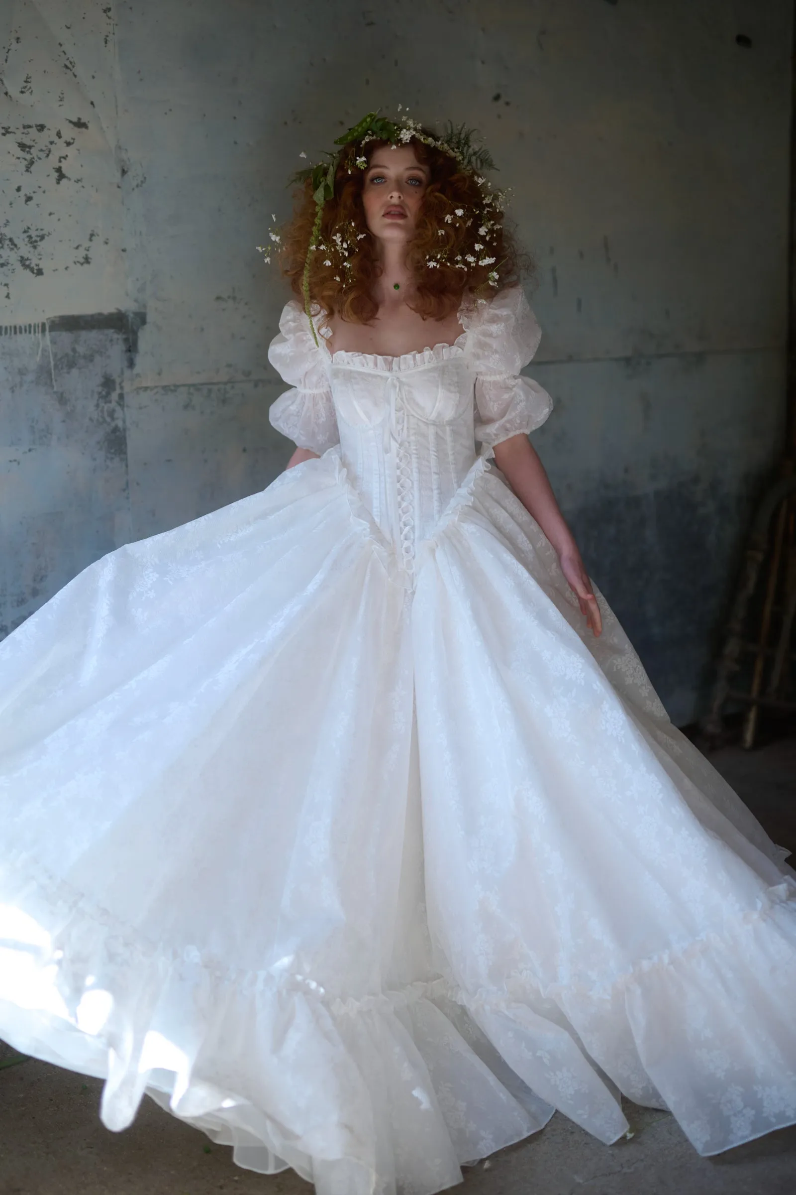 The Ivory Swan Song Gown