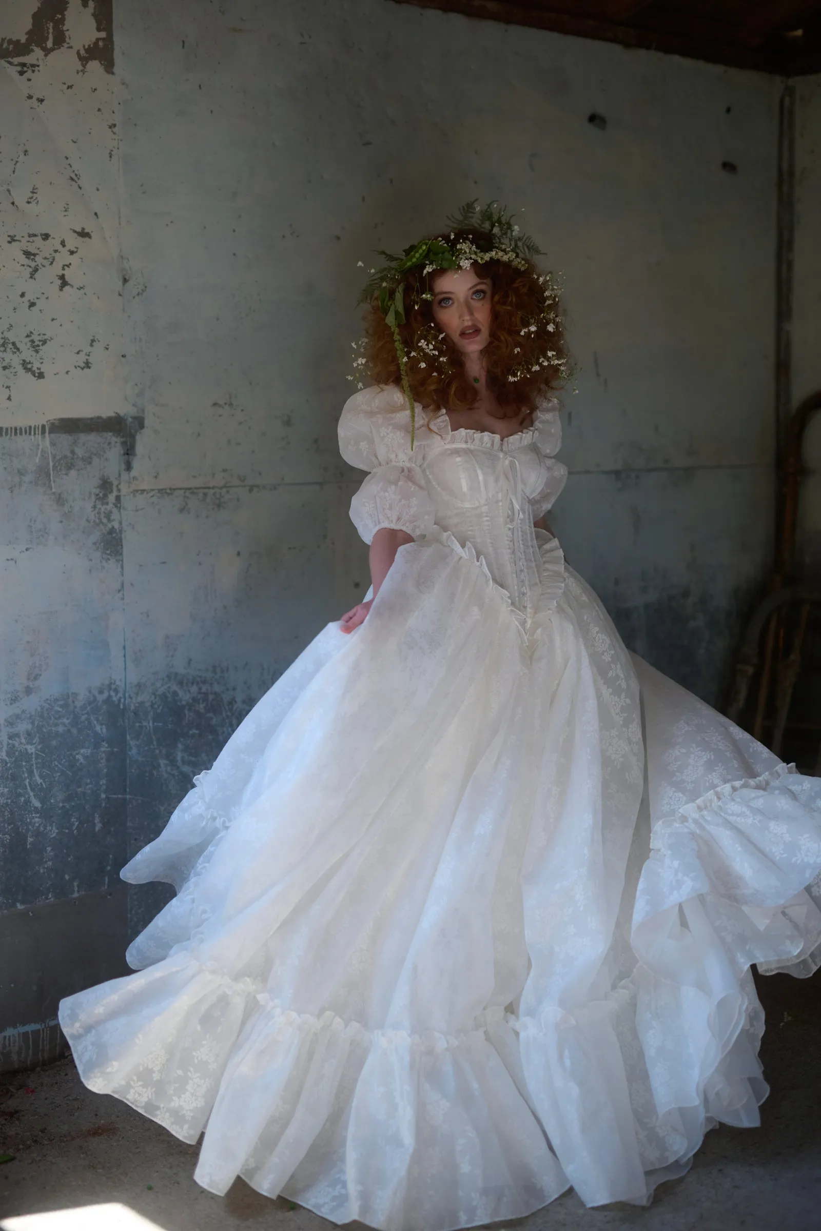The Ivory Swan Song Gown