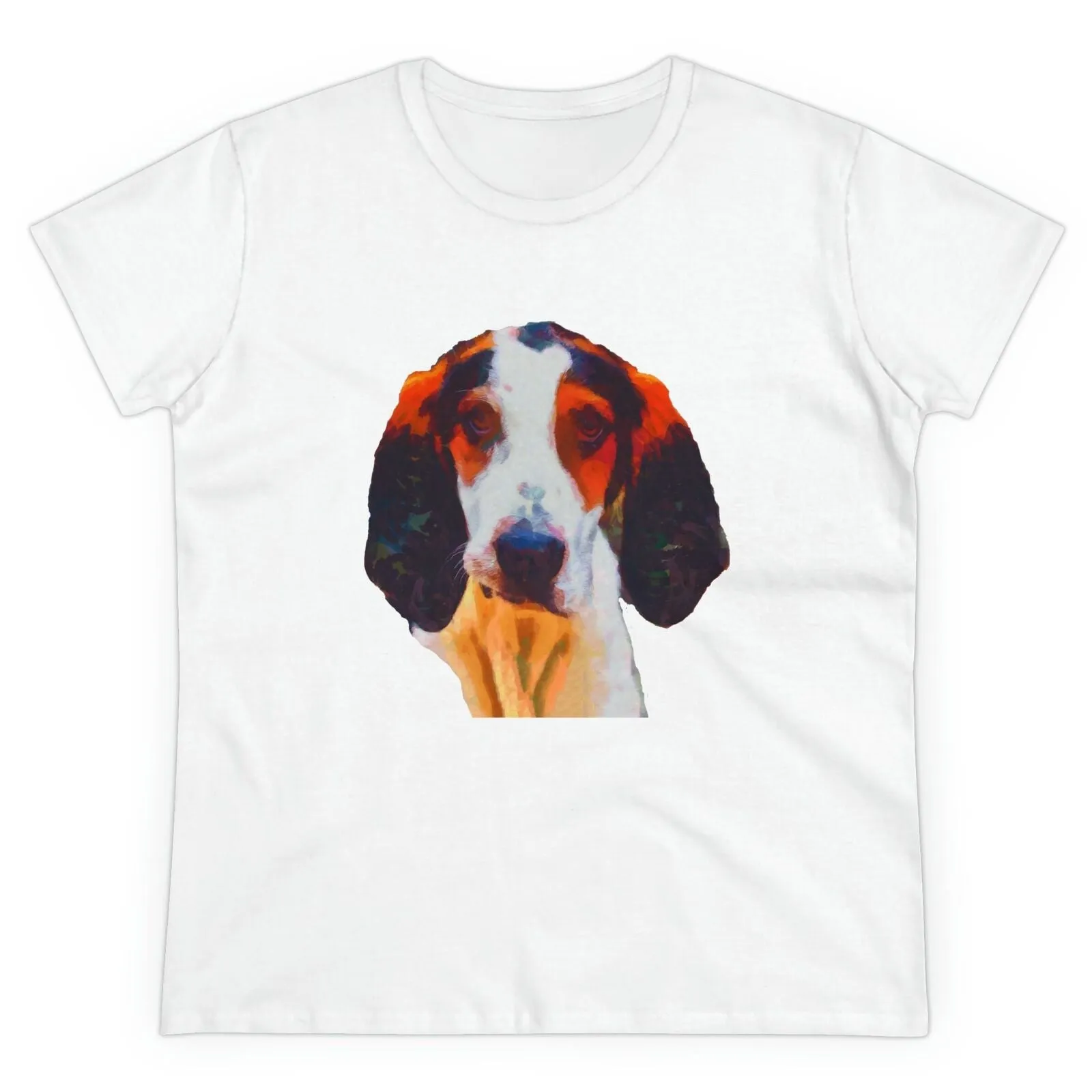 Treeing Walker Coonhound Women's Midweight Cotton Tee