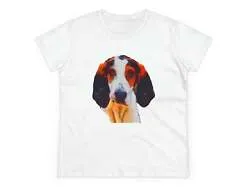 Treeing Walker Coonhound Women's Midweight Cotton Tee