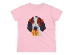 Treeing Walker Coonhound Women's Midweight Cotton Tee