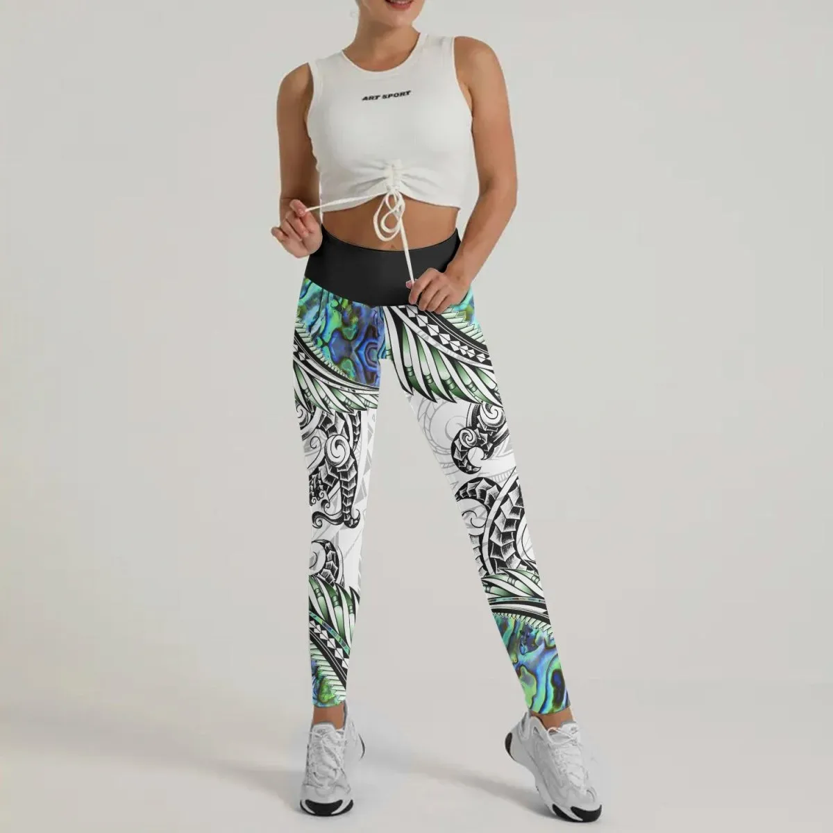 Tribal Maori Tattoo Leggings