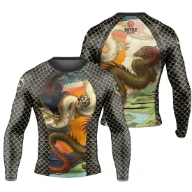 Twin Dragon Long Sleeve Rash Guard