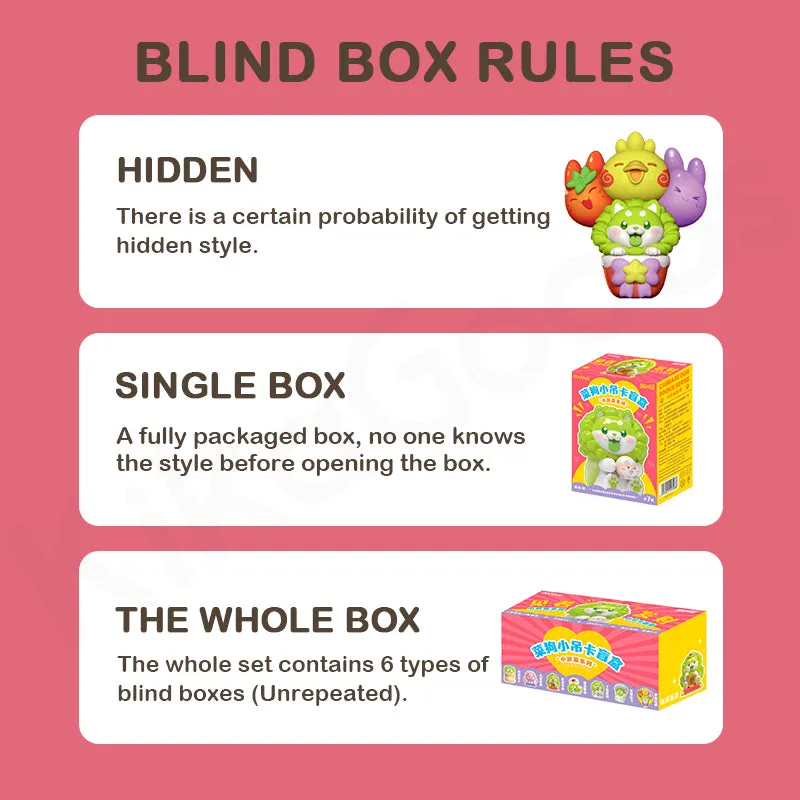 Vegetable Fairy Cabbage Dog Rookie Series Blind Box【Shipped in Mar./Apr. 2025】