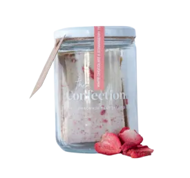 White Chocolate & Strawberries Toffee - 200g Jar