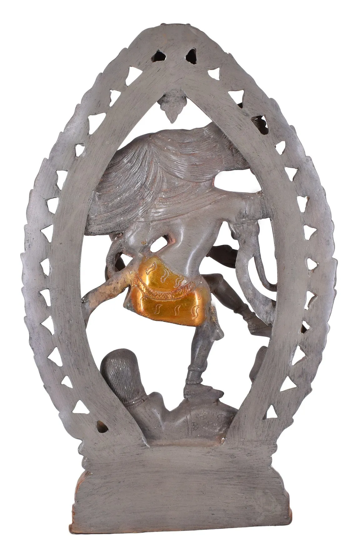 White Whale Brass Natraj Brass Statue, Nataraja - King of Dancers Hindu God Shiva for Home Temple Mandir