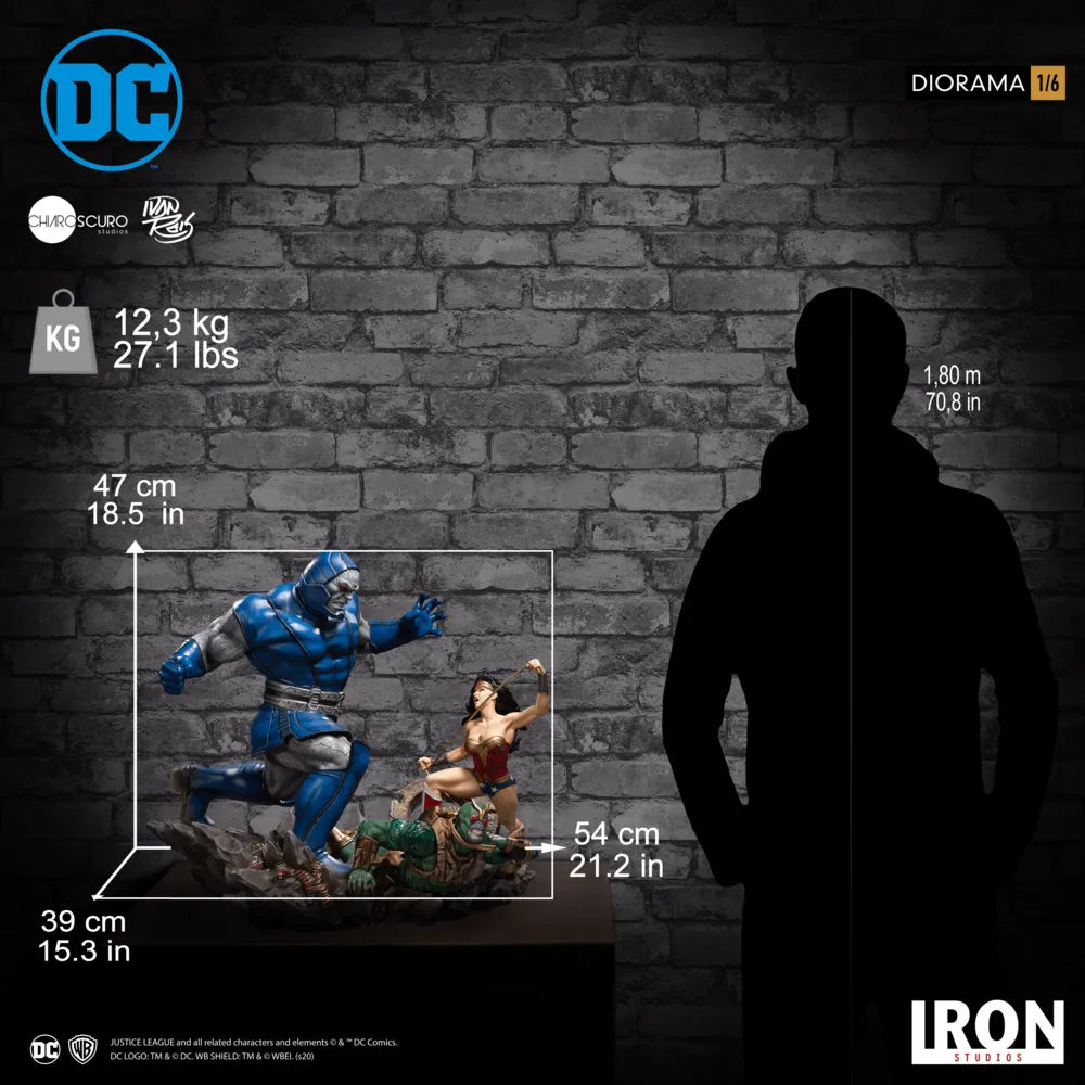 Wonder Woman Vs Darkseid Diorama 1/6 - DC Comics by Ivan Reis