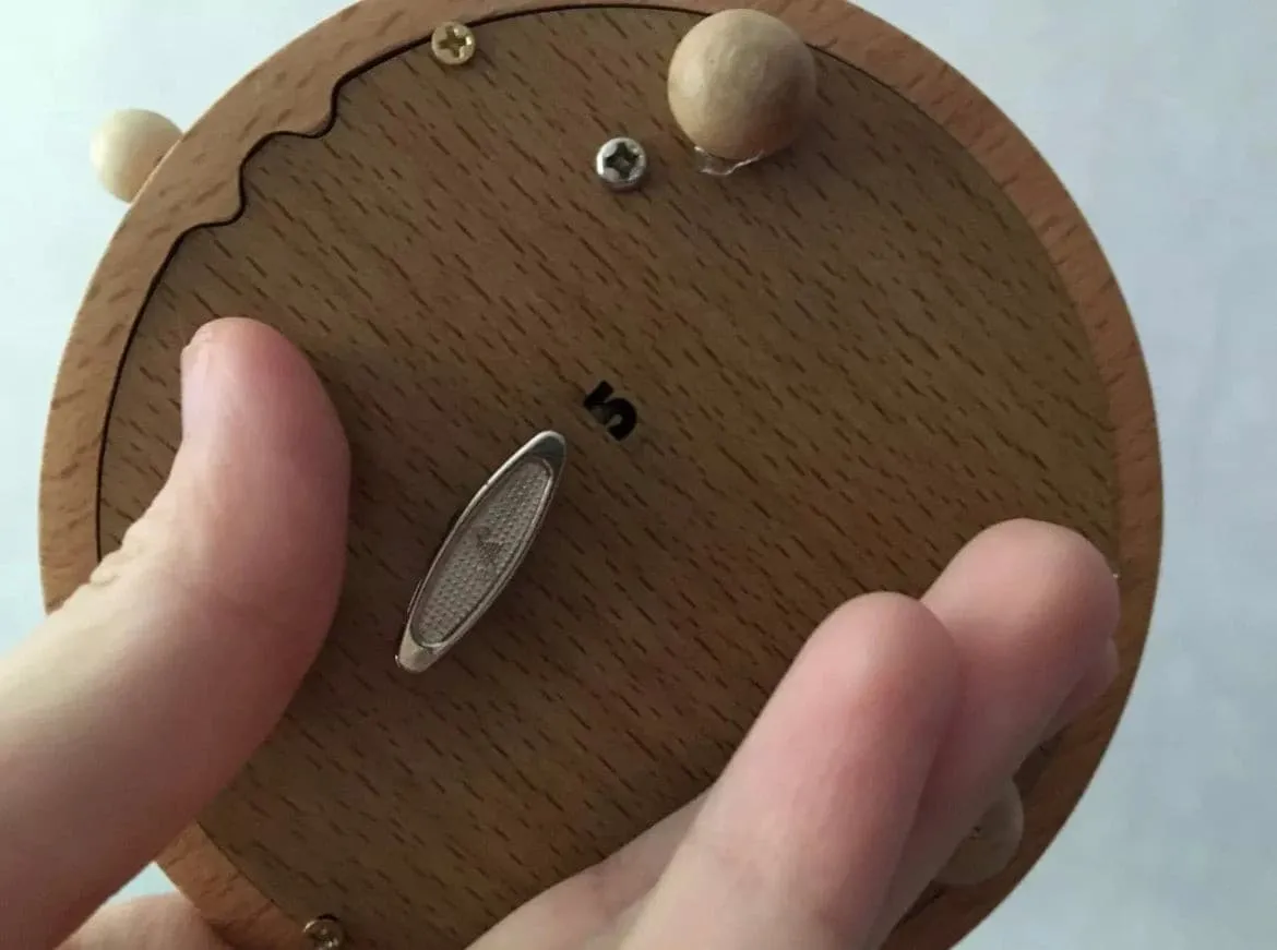 Wooden Carousel Music Box