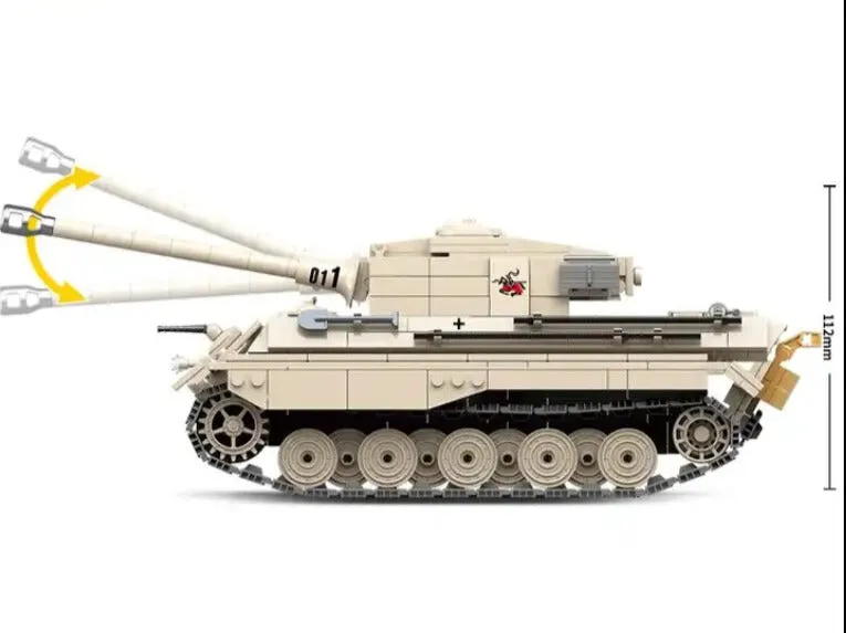 WWII - German King Tiger Tank - Mil-Blox