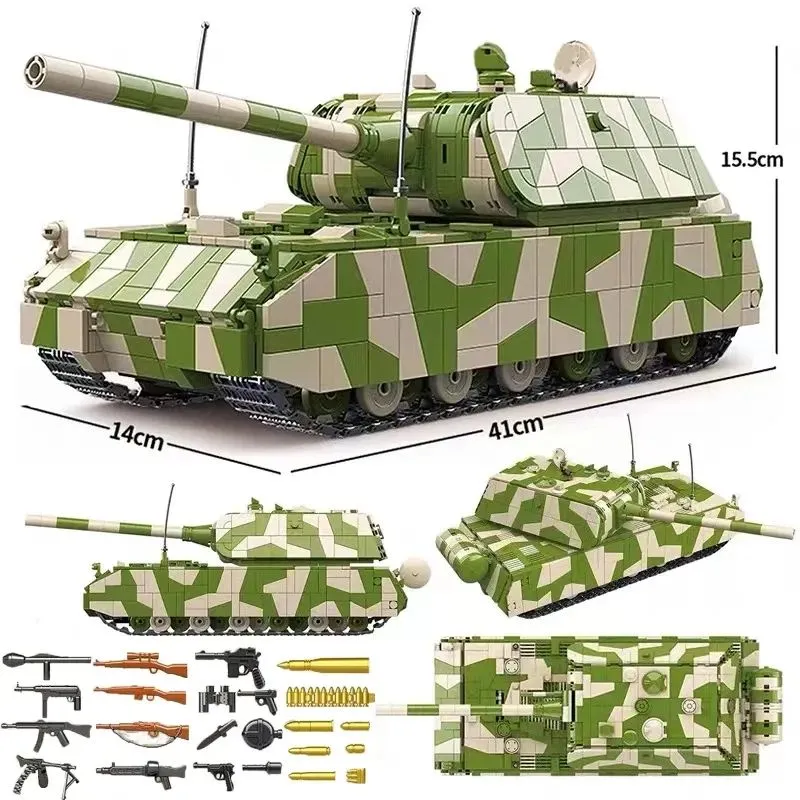 WWII - German Maus Super Tank - Legendary Series - Mil-Blox