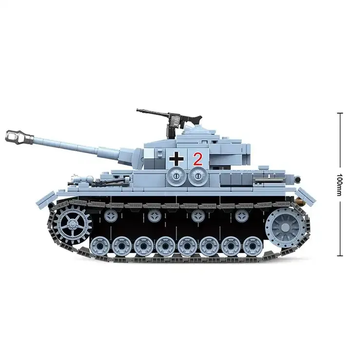 WWII - German Panzerkampfwagen IV Tank - Mil-Blox