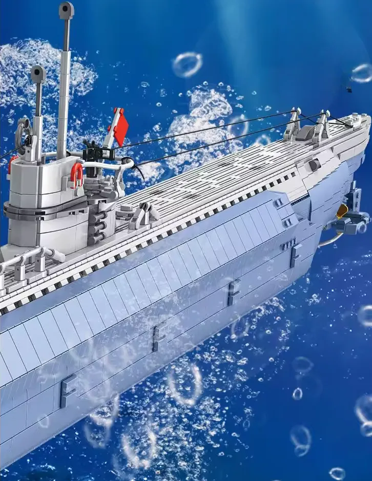 WWII - German Type VIIC U-Boat Submarine - Legendary Series - Mil-Blox