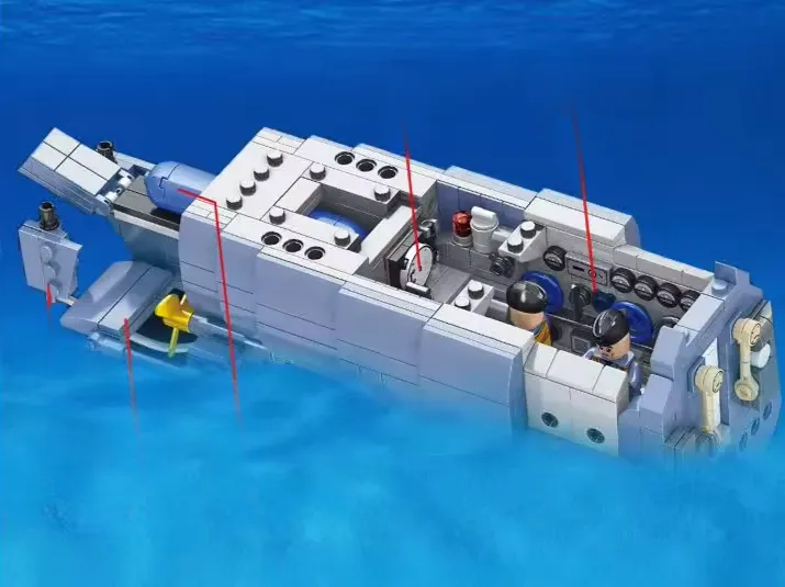 WWII - German Type VIIC U-Boat Submarine - Legendary Series - Mil-Blox