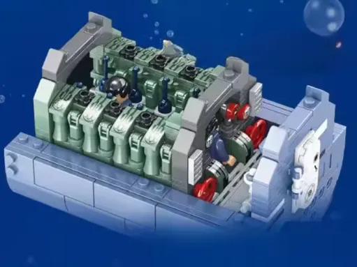 WWII - German Type VIIC U-Boat Submarine - Legendary Series - Mil-Blox