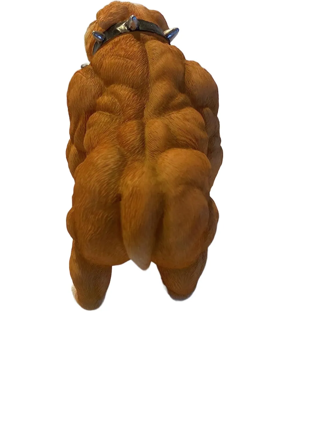 Xtreme Muscle Bulldog Figurine Bodybuilding Weightlifting Collectible Statue 7L X 5T X 4W