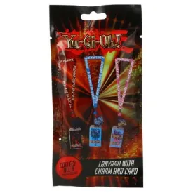 Yu-Gi-Oh! Lanyard with Charm and Card Blind Bag (1 lanyard at random)